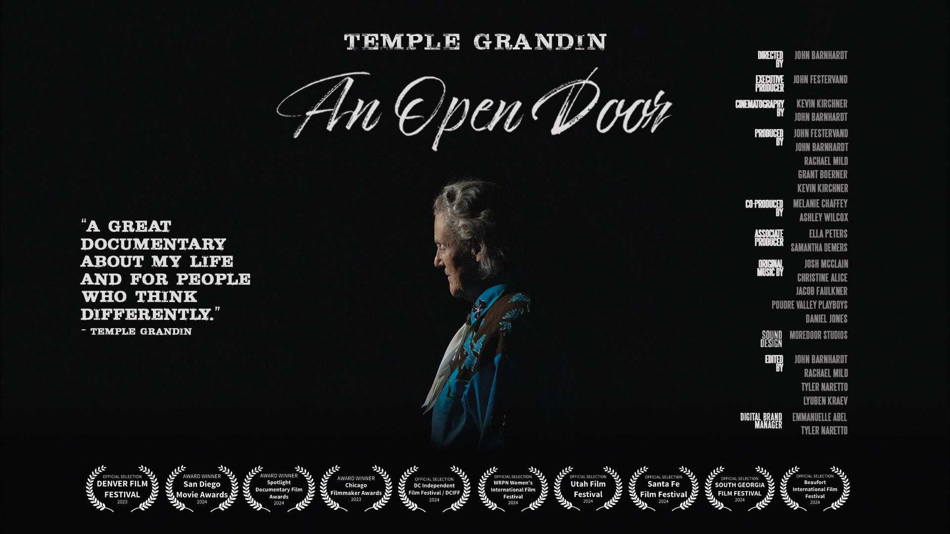 An Open Door.   - Temple Grandin